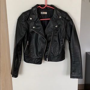 H & M leather jacket
